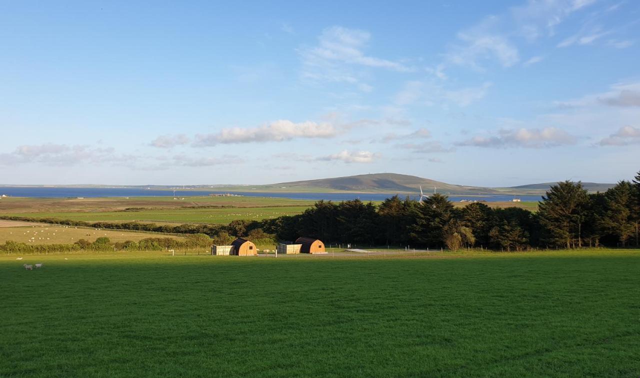 Lilly'S Lodges Orkney Hedgehog Lodge Finstown Exterior foto